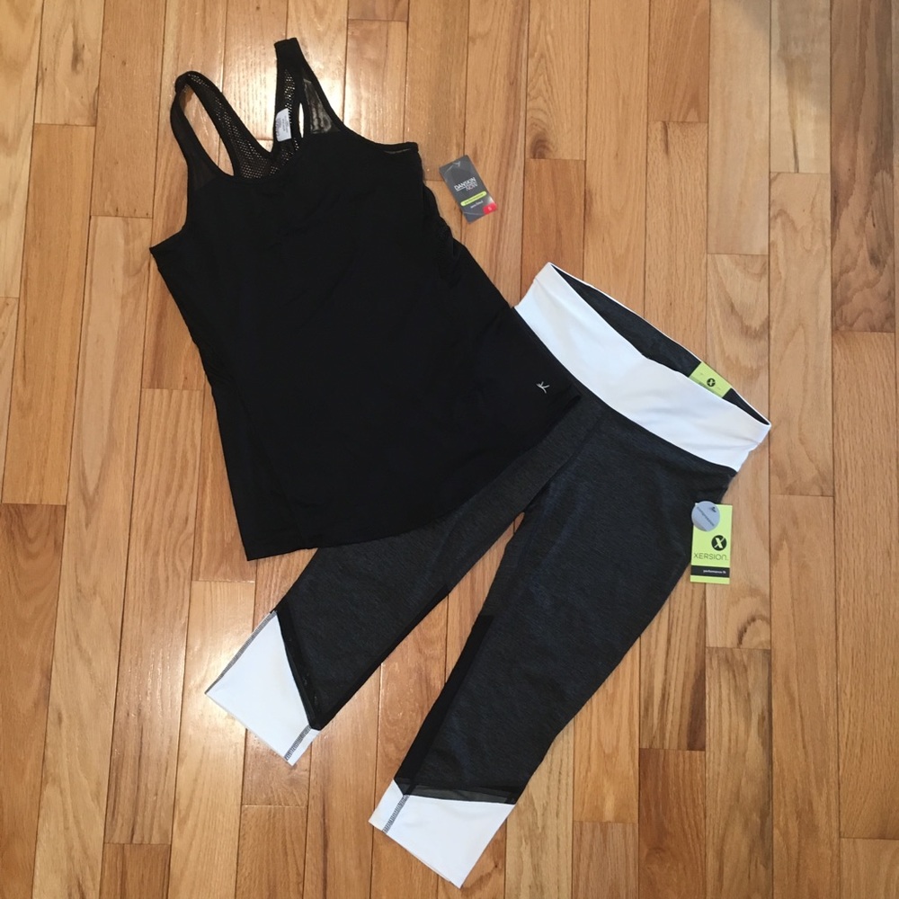 NWT workout top and bottom